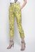 Pantaloni in ottoman stampa snake
