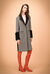 Cappotto patchwork con inserti di faux fur