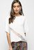 Top con inserto in pizzo