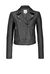 Leather biker jacket
