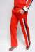 Pantaloni in interlock tecnico con dettagli in pizzo