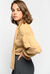 Blouse with sash collar