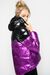 Laminated quilted coat