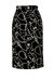 Jewel print skirt