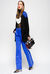 Cardigan in cotone con spalle in pizzo
