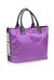 Satin backpack with jewel appliqués