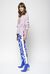 Blouse with regimental print