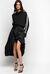 Taffeta skirt with bow