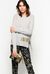 Pullover with metallic stripe