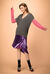 Maglia a V punto pannocchia con cut-out