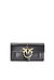 Leather wallet with shoulder strap