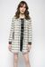 Cappotto leggero in stuoia check