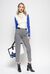 Pantaloni in punto stoffa jacquard disegno geometrico