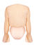 Silk crepe de chine bodysuit blouse