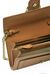 Leather wallet with shoulder strap