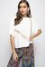 Top con inserto in pizzo