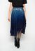 Skirt with sequins and pleating