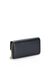 Leather wallet with shoulder strap