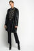 Reversible boiled wool coat