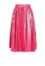 Pleated skirt in laminated georgette