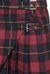 Tartan pattern skirt