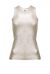 Tank top in viscosa a coste laminata