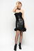 Leather look dress