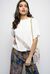 Top con inserto in pizzo