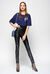 Cotton jersey T-shirt with rhinestones and glitter