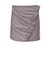 Minigonna pied de poule con ruches