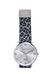 Orologio con maglia metallica leopardata