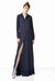 Long satin dress
