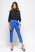 Blusa con fiocco in doppia georgette