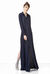 Long satin dress