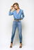 Denim bodysuit jacket