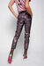 Pantaloni in twill di viscosa e lurex
