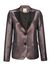 Blazer in twill di viscosa e lurex