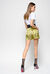 Shorts in twill stampa snake