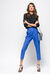 Blusa con fiocco in doppia georgette