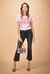 T-shirt in jersey vintage multi logo