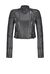 Leather biker jacket