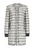 Cappotto leggero in stuoia check