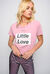 T-shirt lettering in jersey di cotone