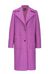 Cappotto lungo effetto shearling