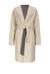 Cappotto con cintura in panno double