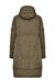 Long technical quilted coat