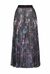 Sequin pleated skirt