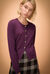 Cardigan misto cachemire con bottoni gioiello