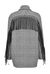 Pea coat with fringe