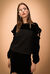 Felpa in cotone con cut-out